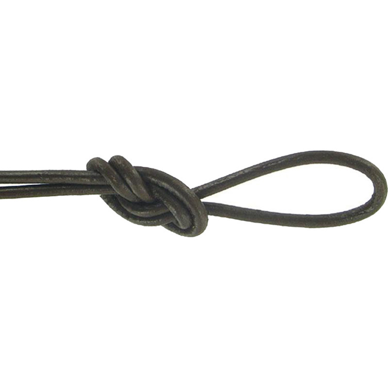 8428885462355 - 25 CORDONS CUIR NOIR