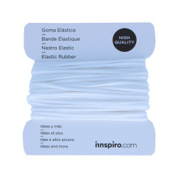 8428885460290 - CORDON ÉLASTIQUE 5M COLORIS BLANC