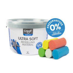 8714181259462 - ULTRA SOFT PATE À MODELER 1100G (15 X 73G) COLORIS VIFS ASSORTIS