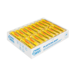 8412027034258 - PLASTILINA BABY 18 PAINS DE 38G COLORIS JAUNE