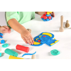 38412027034310 - PLASTILINA BABY CLASSPACK 10 X 4 PAINS 38G 4 COLORIS ASSORTIS