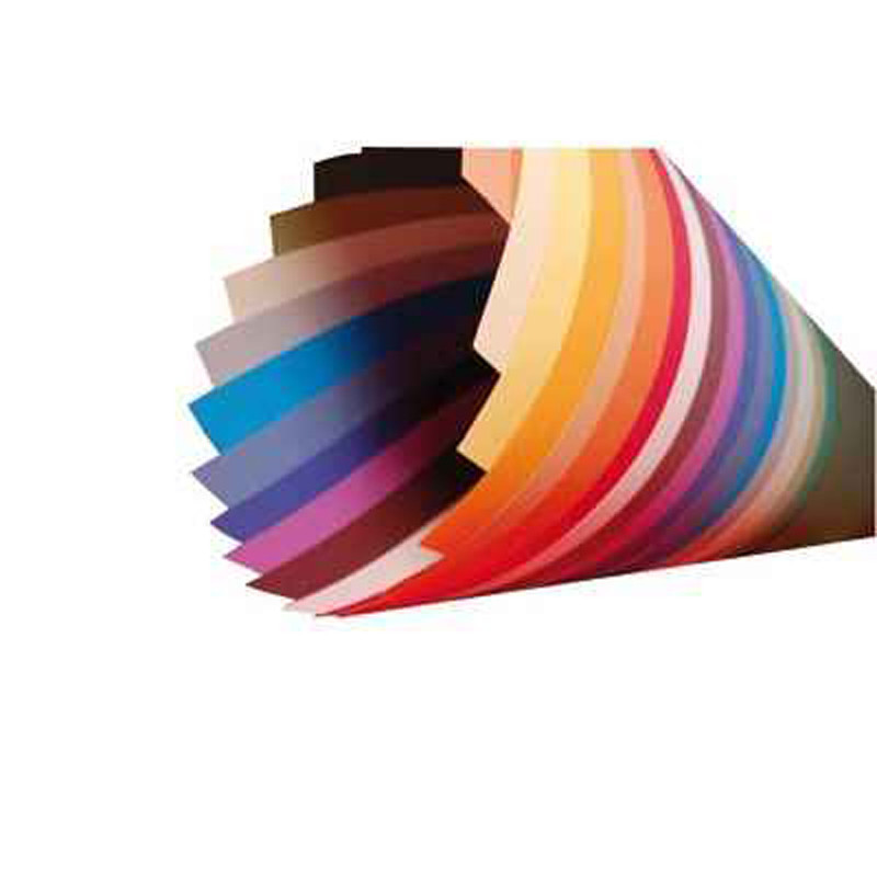 3329689602501 - 24F PAPIER DESSIN COLORIS VIFS ASSORTIS 50X65 160G
