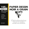 3329680967715 - POCHETTE 12F DESSIN NOIR 24X32 160G