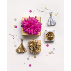 4001868065848 - 5F PAPIER DE SOIE IRISÉ 50X70CM ASSORTIES