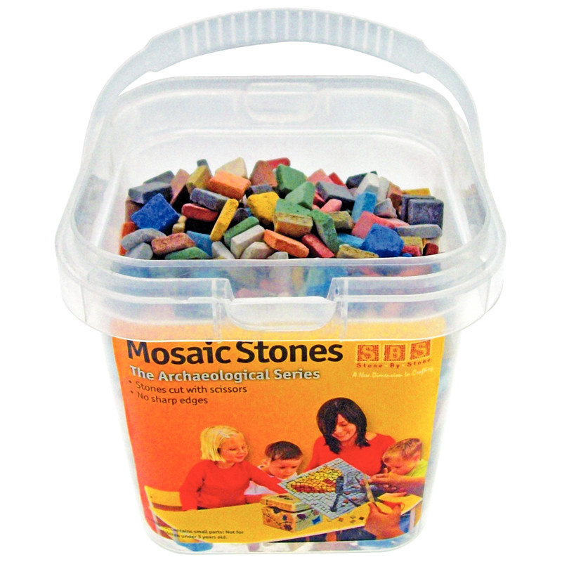 3760002570099 - 1 200 MOSAÏQUES ANTIQUES 10X10MM COLORIS ASSORTIS