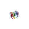 3701385301016 - 8 RUBANS SATIN 6MMX10M ASSORTIS