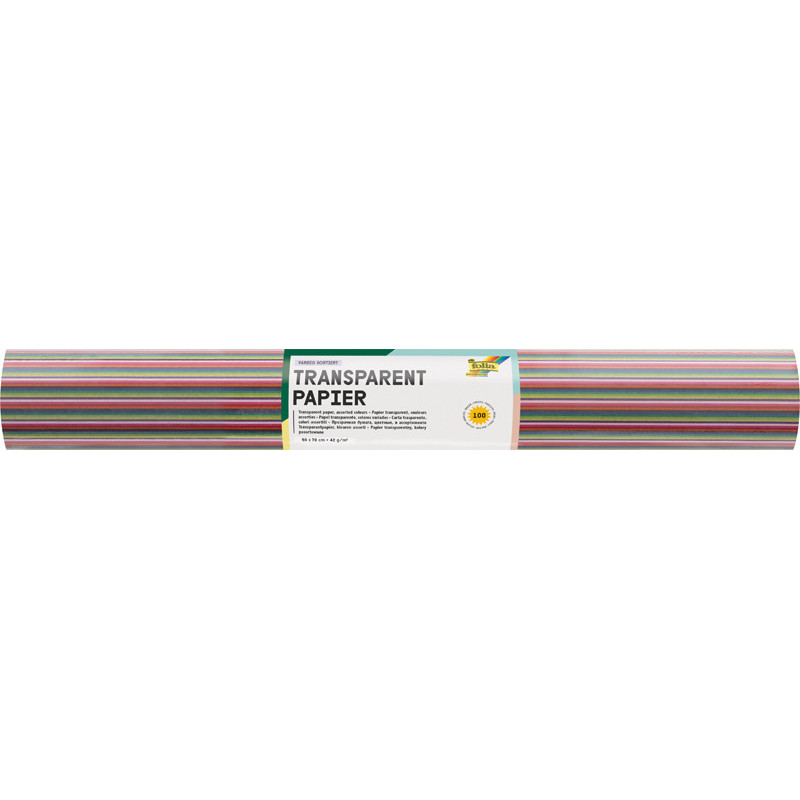 4001868825091 - 100F PAPIER VITRAIL 50X70CM ASSORTIS