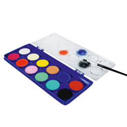 3167866336135 - 12 PASTILLES GOUACHE ? 30 MM ASSORTIES