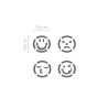 8428885378748 - SET PERFORATRICE PUNCH 4 CARTOUCHES MODELES EMOTICONES