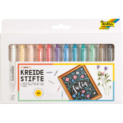 4001868100549 - 12 CRAYONS CRAIES POUR VITRES