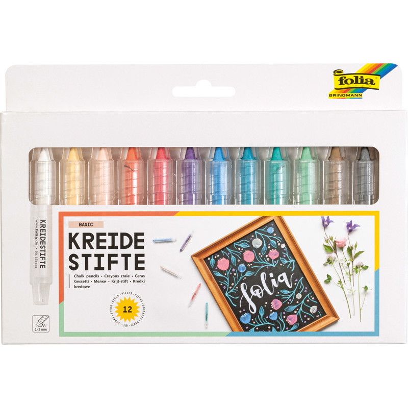 4001868100549 - 12 CRAYONS CRAIES POUR VITRES