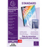 3130630425427 - 100 COUVERTURES PLASTIQUE INCOLORE 20/100EME