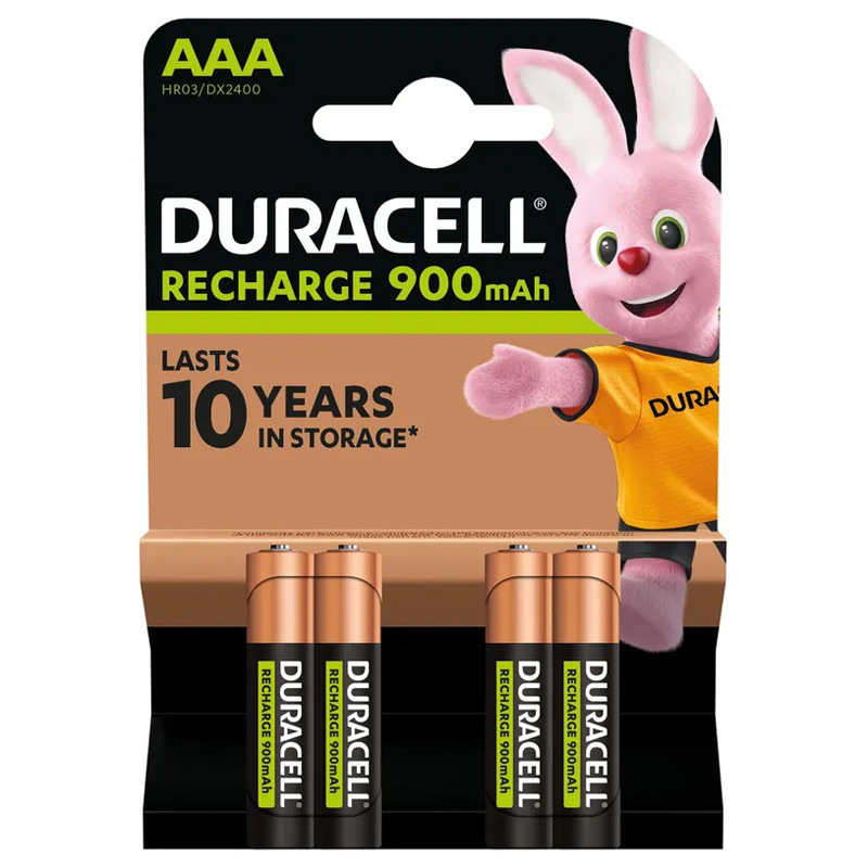 5000394203822 - DURACELL 4 PILES RECHARGEABLES AAA 900MAH