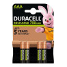 5000394090231 - DURACELL 4 PILES RECHARGEABLES AAA 750MAH