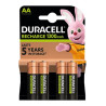 5000394039247 - DURACELL 4 PILES RECHARGEABLES AA 1300MAH