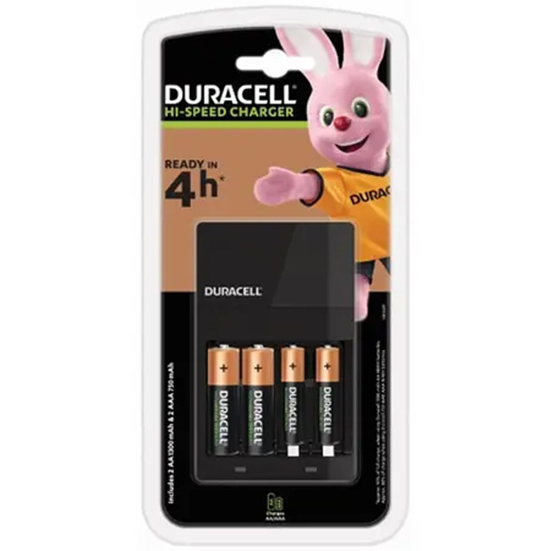 5000394118577 - DURACELL CHARGEUR + 2 PILES AAA