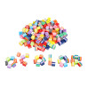 3700773314478 - 200 PERLES CUBES MULTICOLORES
