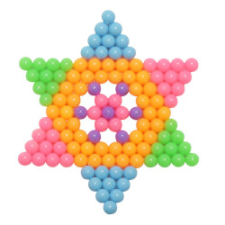 3700773320721 - 5000 AQUA PERLES 5MM 5 COLORIS FLUO CLASSIQUES