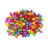 3700773320530 - PERLES BOIS FORMES ET COLORIS ASSORTIS 500G