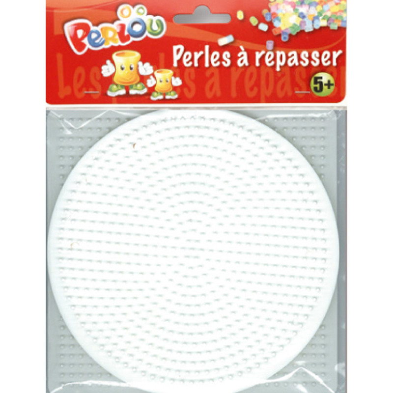 3471057314001 - 2 GRANDES PLAQUES POUR PERLES À REPASSER FORMES RONDES ET CARRÉS