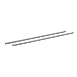 3700322926749 - 2 BARRES AMOVIBLES POUR ARMOIRE ROULANTE 1 PORTE