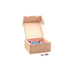 4260414066450 - 400 JETONS DE COMPTAGE BICOLORE ROUGE/BLEU