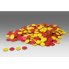 4260414068102 - 400 JETONS DE COMPTAGE BICOLORE ROUGE/JAUNE