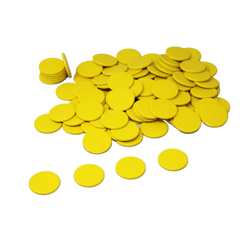 4260414068072 - 100 JETONS COLORIS JAUNE