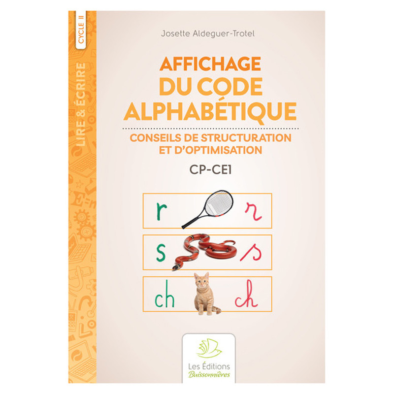 9782849265543 - AFFICHAGE DU CODE ALPHABETIQUE