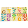 8416040162417 - J'APPRENDS LES CHIFFRES JEU DE NUMÉROTATION EN BOIS
