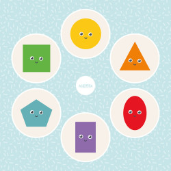 5414869020195 - INTERACTIVE BOT - FLASHCARDS LES FORMES GÉOMÉTRIQUES