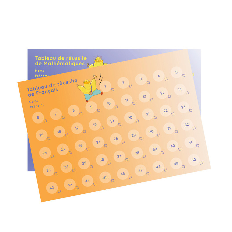 3770027660026 - ETOILIUM - 30 TABLEAUX DE REUSSITE ECOLE