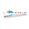 4260414065934 - TABLEAU DE COMPTAGE + 22 JETONS ROUGE/BLEU + 10 SIGNES D'OPERATIONS