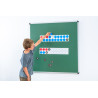 4260414065149 - TABLEAU MAGNETIQUE DE CALCUL POUR LE PROFESSEUR + 22 JETONS ROUGE/BLEU + 10 SIGNES D'OPERATIONS