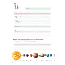 9782849265437 - MON CAHIER D'ÉCRITURE LES MAJUSCULES CYCLE 2
