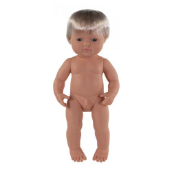 8413082310516 - POUPÉE 38 CM AVEC CHEVEUX GARÇON EUROPÉEN