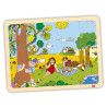 8426804522159 - 4 PUZZLES BOIS LES 4 SAISONS 15 PIECES