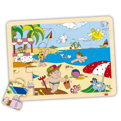 8426804522159 - 4 PUZZLES BOIS LES 4 SAISONS 15 PIECES