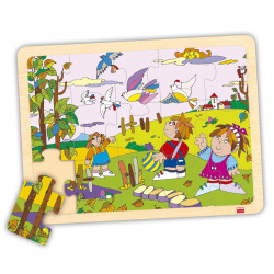 8426804522159 - 4 PUZZLES BOIS LES 4 SAISONS 15 PIECES