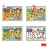 8426804504247 - 4 PUZZLES D'OBSERVATION LES 4 SAISONS 24 PIECES