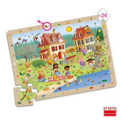 8426804504247 - 4 PUZZLES D'OBSERVATION LES 4 SAISONS 24 PIECES