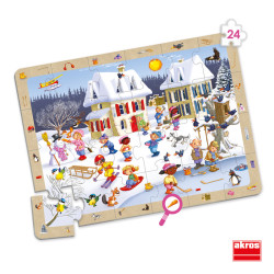 8426804504247 - 4 PUZZLES D'OBSERVATION LES 4 SAISONS 24 PIECES