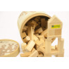8416040161014 - BLOCS EN BOIS NATUREL 100 PIÉCES