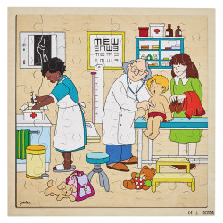 8718229035643 - PUZZLE SANTÉ LE PÉDIATRE