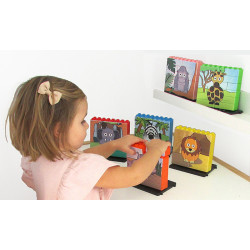 8412499834363 - PUZZLE UP LES ANIMAUX DE LA SAVANE