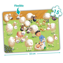 8426804506159 - PUZZLES COOPÉRATIFS LA FERME LOT DE 4