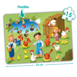 8426804506159 - PUZZLES COOPÉRATIFS LA FERME LOT DE 4