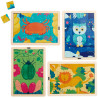 3133093872821 - 4 PUZZLES MAGIQUES LES ANIMAUX
