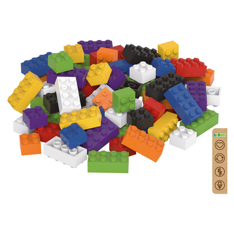 8716433970354 - BIOBUDDI SMALL - ENSEMBLE DE 500 BRICKS ASSORTIS