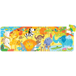 5902768336658 - PUZZLE PANORAMIQUE SAFARI
